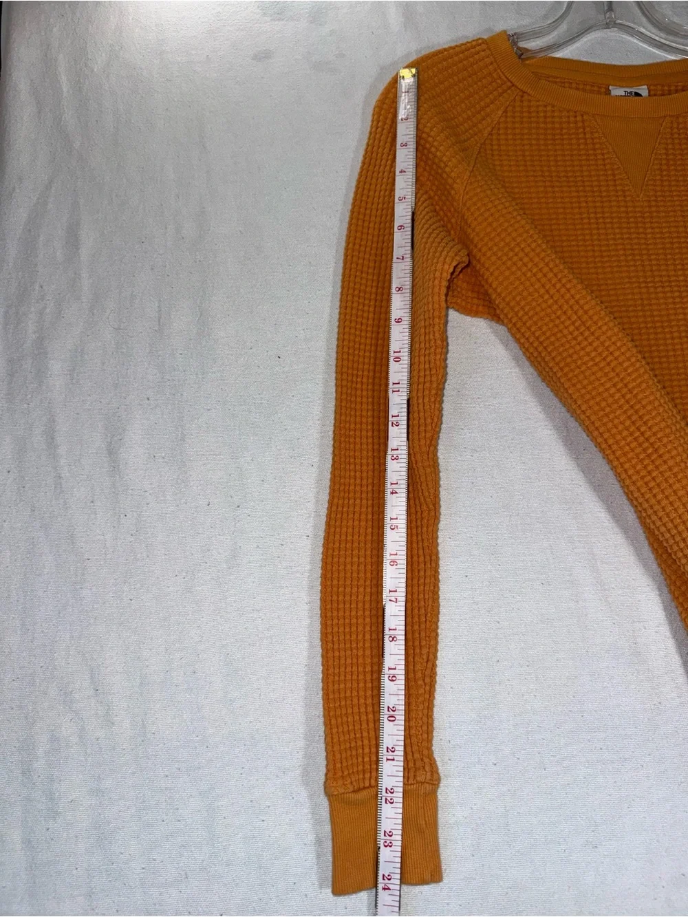 The North Face Women’s Waffle Knit Thermal Pullover Orange